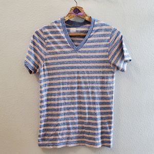 BDG. Striped Slim Fit V Neck T